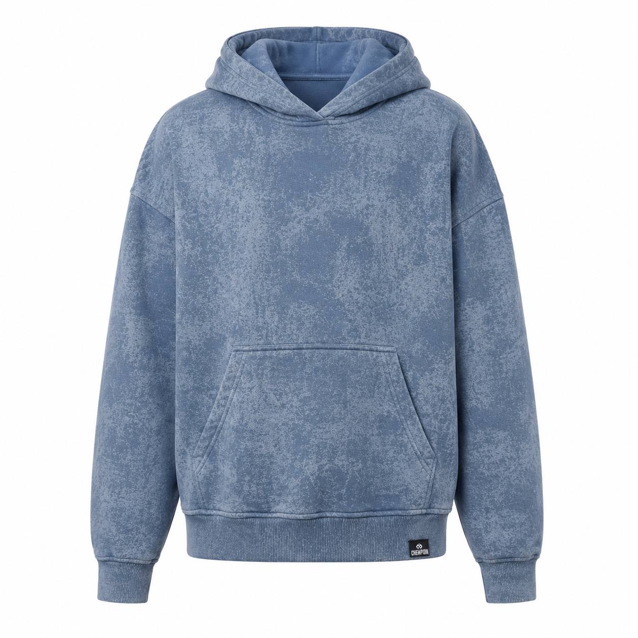 Худи unisex 0297-03 синий