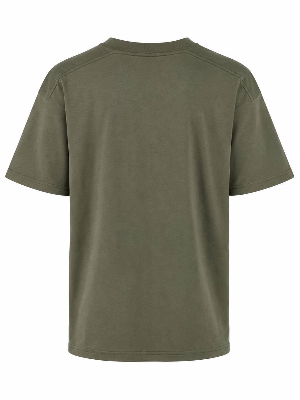 Футболка unisex 0257-09 хаки