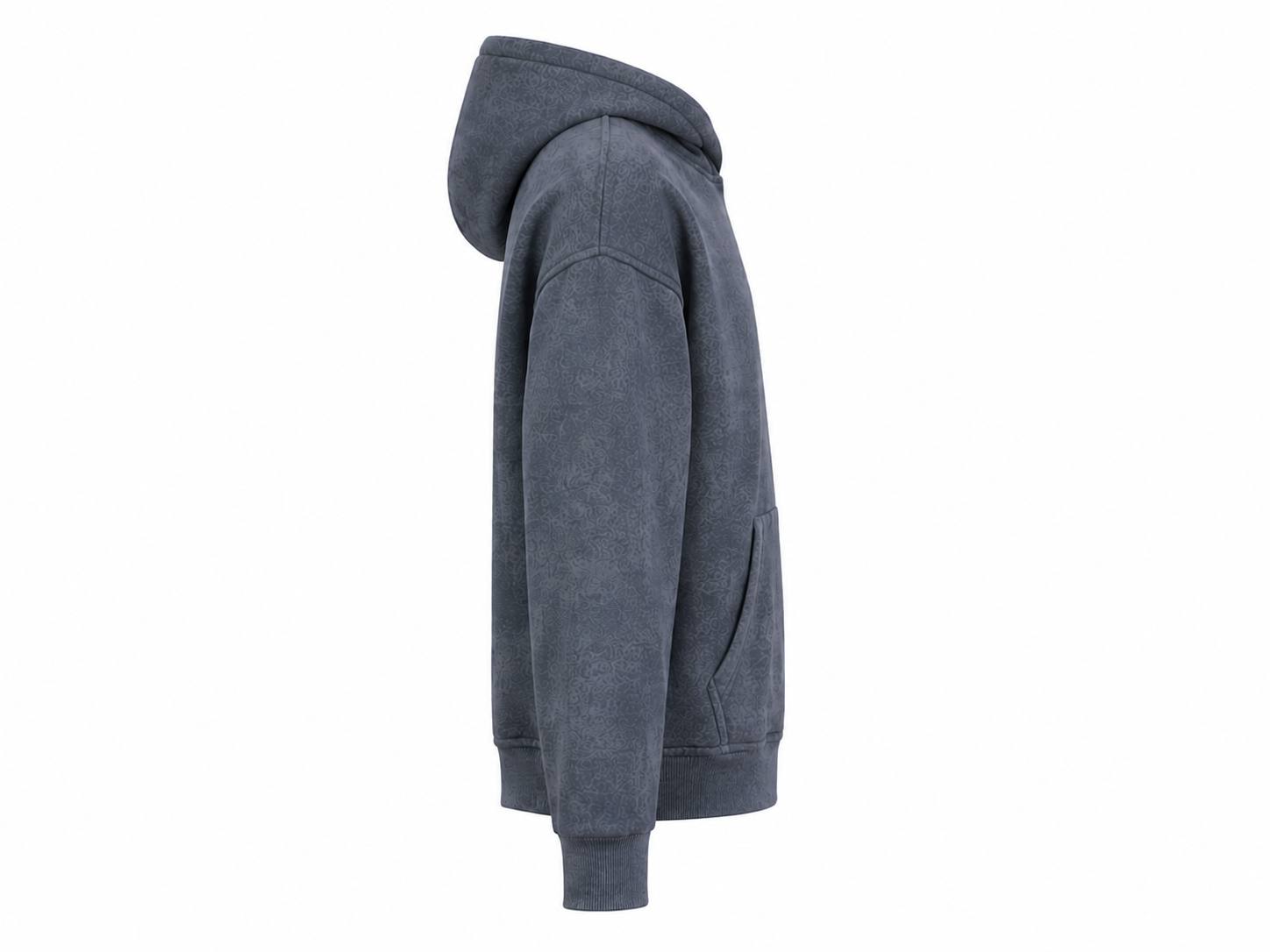 Худи unisex 0297-03 черный